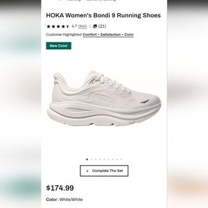 NWB WOMEN'S HOKA BONDI 9